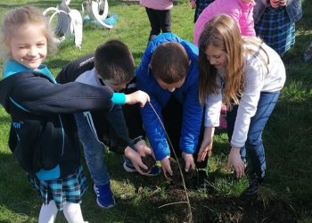 Ученици засадиха гора в Костинброд